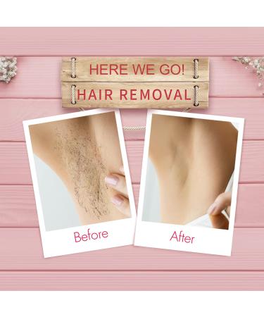 Hard Wax Beads for Hair Removal (300g/10.5oz) - Painless At-Home Waxing Beans for Full Body Brazilian Bikini with 10pcs Applicators - Ideal for Face, Eyebrow, Legs, and Underarms - Compatible with Any Wax Warmer - Buy Online on GoSupps.com