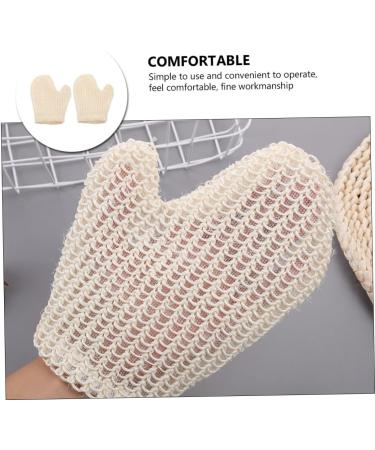 Beavorty 2pcs Scrub Gloves - Bath Mitts and Towels for Shower and Bathroom Cleaning - Buy Online on GoSupps.com