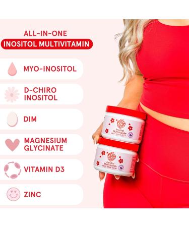 Peach Perfect Inositol Powder Multivitamin Strawberry Acai Flavor 3 Supports Women s Health 30 SVG Strawberry Acai 180 Count (Pack of 1) - Buy Online on GoSupps.com