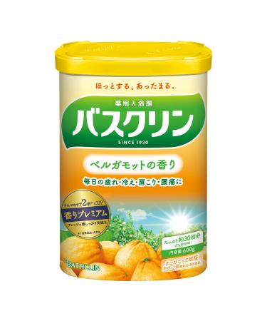 (Non-medicinal products) Bathclin bath salt Bergamot scent 600g (about 30 times) Fatigue recovery