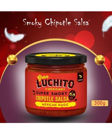 Gran Luchito Gluten Free Salsa Pick N Mix | Choose From 8 Flavours | Super Smoky Chipotle Zingy-Tangy Tomatillo Habanero Mango Crunchy Jalapeno-Pineapple Lime Paste - Pack of 2 - Buy Online on GoSupps.com