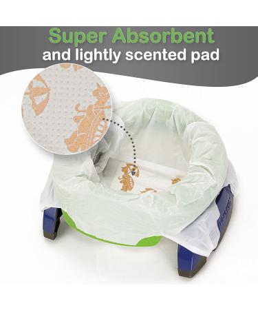Kalencom Potette Plus Potty Seat Liners Value Box - 90 Liners | Disappearing Ink | Convenient Pack - Buy Online on GoSupps.com