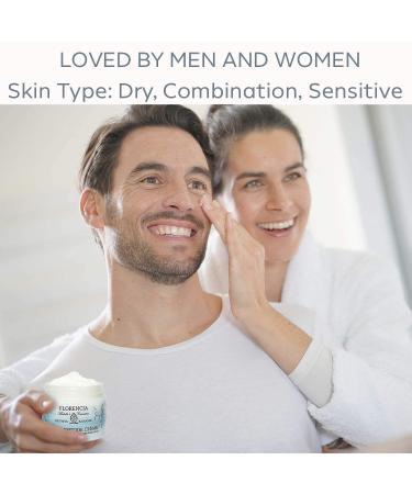 Florencia Ultra Peptide Cream - Nourishing Face Moisturizer with Hyaluronic Acid & Peptides | Deep Hydration Firming & Fine Line Improvement | Natural Organic Vegan - 2 OZ - Buy Online on GoSupps.com
