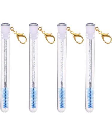 LALAFINA 4pcs Tube Mascara Brush Lash Applicator Empty Mascara Bottle Eyelash Tube Cosmetic Device Stick Miss Blue - Buy Online on GoSupps.com