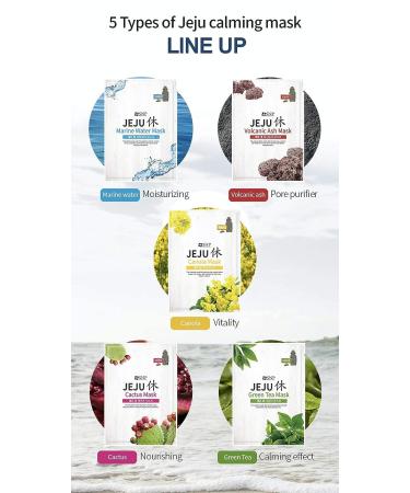 SNP Jeju Rest Green Tea Sheet Mask for Maximum Hydration - 10 Pack for Dry Skin - Korean Beauty Skincare for Men and Women - Buy Online on GoSupps.com