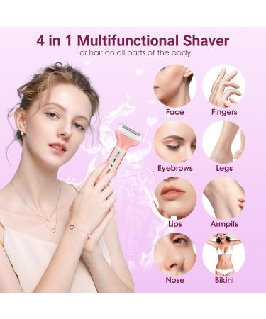 4-in-1 Electric Razor for Women | Pain-Free Bikini Trimmer & Body Hair Cutter - Buy Online on GoSupps.com