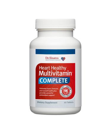 Dr. Stephen Sinatra s Heart Healthy Multivitamin Complete for Heart Total Body Immune and Mood Support and More with Essential Vitamins Plus Sensoril Ashwagandha