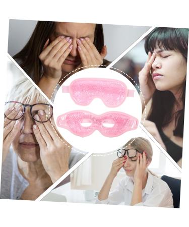 Hoement 2 Packs Eye Cold Spot Ice Eye Mask Cold Sleep Mask Ice Eye Patches Puffy Eyes Reduce Mask Reusable Eye Pads Ice Gel Eye Mask Hot Eye Masks Pink PVC - Buy Online on GoSupps.com