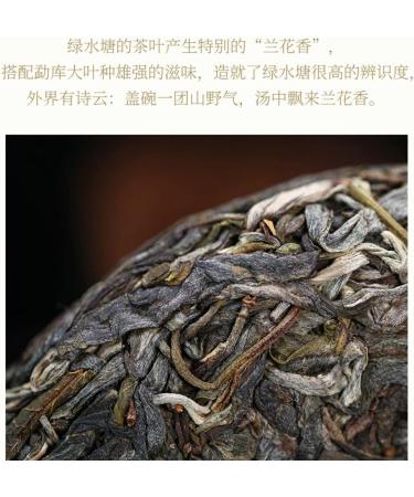 Pu-erh tea 2022 SHENG JIA YUAN green pond 357g Raw - Buy Online on GoSupps.com