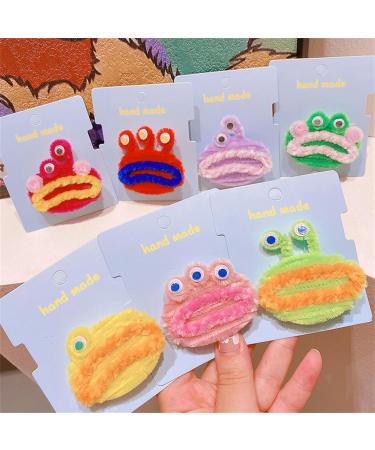 Creative Large Mouth Frog Shape Hairpin For Girls Carnival Taking Photo Hair Barrettes Aesthetics Plush Hair Accessories Cute Plush Hair Clips Plush Twist Frog Hair Clip Plush Hair Claw Clip Plush Green - Buy Online on GoSupps.com