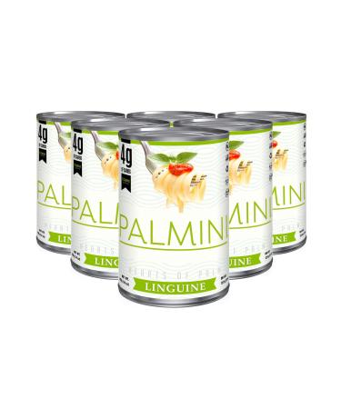 Palmini Low Carb Linguine | 4g of Carbs | As Seen On Shark Tank | Hearts of Palm Pasta (14 Ounce - Pack of 6) 14 Ounce (Pack of 6)