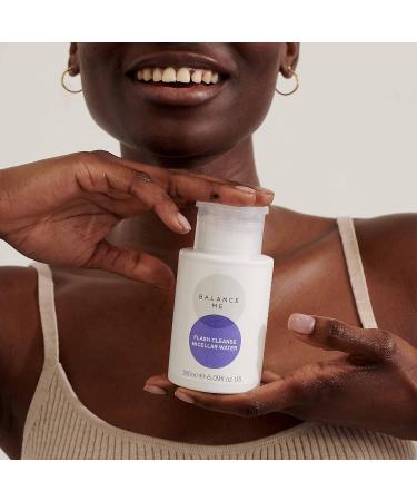 Balance Me Flash Cleanse Micellar Water - Vegan Facial Cleanser 180ml | Made in UK - Buy Online on GoSupps.com