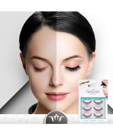 Shop Reusable Fake Eyelashes - Lightweight Self-Adhesive False Lashes | No Glue Needed - 3 Sets - Buy Online on GoSupps.com