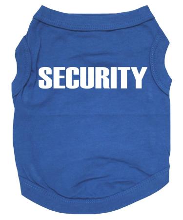 Petitebella Security Guard Puppy Dog Shirt (Royal Blue, Large) Large Royal Blue