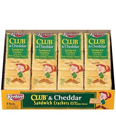 Keebler Cracker Sandwiches to Go - Club & Cheddar - 1.38 Ounce (Pack of 16)