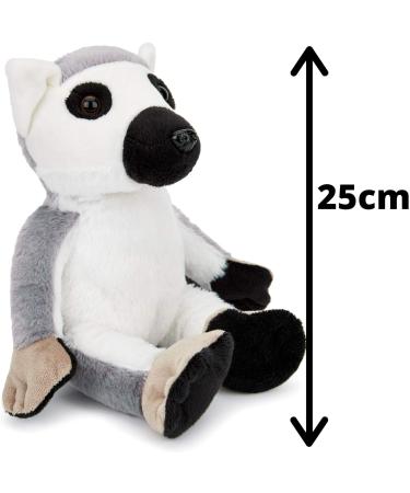 Zappi Co 25cm Ring Tailed Lemur Plush Toy - Safari Animals Collection for Kids - Buy Online on GoSupps.com