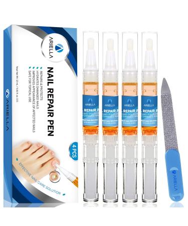 Ariella Toenail Fungus Treatment for Toenail and Fingernail, Antifungal Nail Treatment for Athletes Foot, Fungal Nail Cure, Toe and Finger Nail Fungus Treatment, 4pcs - Buy Online on GoSupps.com