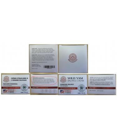 Organic Wild Yam Cream for Hormone Balance | Menopause Relief for Women | Hot Flashes & Night Sweats | 4OZ - Recommended by Barbara O'Neill - Buy Online on GoSupps.com