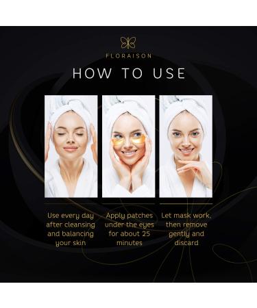 30 Pairs 24k Gold Under Eye Mask Patches - Anti-Aging Treatment for Wrinkles, Puffy Eyes, with Collagen and Hyaluronic Acid Serum - Buy Online on GoSupps.com
