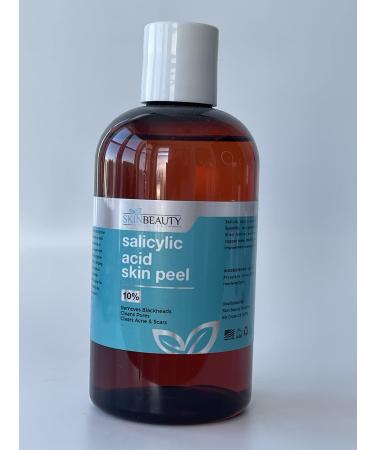 Skin Beauty Solutions SALICYLIC Acid 10% Chemical Peel with Beta Hydroxy BHA For Rosacea Acne Oily Skin Blackheads Whiteheads Clogged Pores & More (8 oz / 240ml)