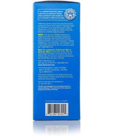 Zantrex Blue Weight Loss Supplement Pills - 3 Pack 84 Count - Energy & Dietary Supplements for Weight Loss - Buy Online on GoSupps.com