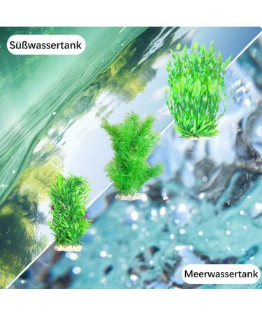 Buy Ctpeng 57-Piece Artificial Fish Tank Plants Decor Set | 2-30cm | Perfect for Aquarium Decoration - Buy Online on GoSupps.com
