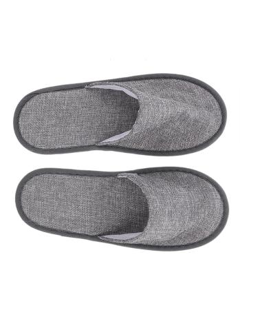 1 pair of slippers canvas shoes canvas shoes Comfyslipper women winter shoes Business-trip-to-lip hotel hood slippers Hotel guest shoe portable spunlace Miss