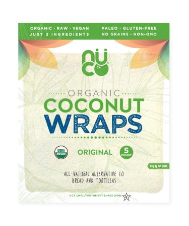 NUCO Organic Coconut Wraps Original 5 Wraps (14 g) Each - Buy Online on GoSupps.com