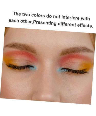 POPETPOP 2pcs 4 Double Ended Eye Shadow Stick Eye Makeup Double Ended Sponge Applicator Makeup Tool 6.1x1CMx2pcs As Shownx2pcs - Buy Online on GoSupps.com