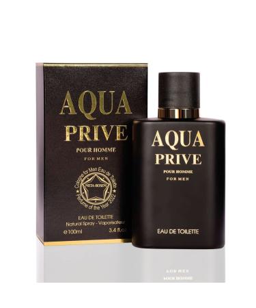 META-BOSEM Aqua Prive Men's Cologne Eau de Toilette Natural Spray - Citrus Woody Notes - Fresh Scent - Great Holiday Gift - for All Day Use - a Classic Bottle 3.4 Fluid Ounce/100Ml Aqua Prive 3.4 Fl Oz (Pack of 1)