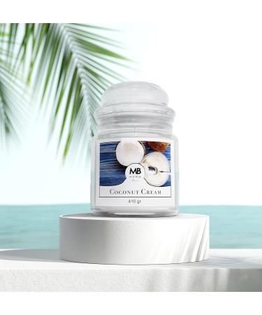 Buy Kerzen MB Home Basic 410GSM Coconut Cream Candle - International Shipping Available - Buy Online on GoSupps.com