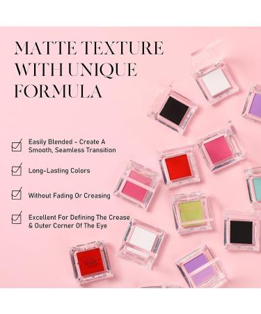 BEHOLAN Matte Red Eyeshadow Palette & Eyeliner Set for Vampire Blood Makeup - Buy Online on GoSupps.com