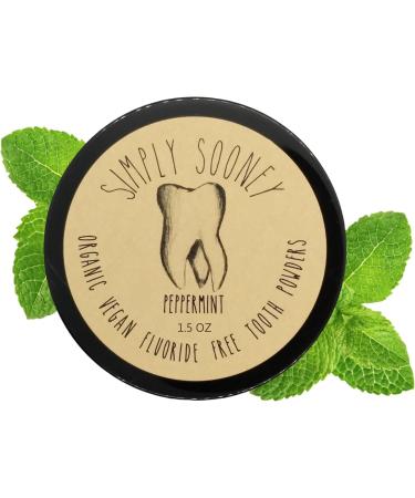 Fluoride Free Remineralizing Toothpaste Powder | Vegan & Gluten Free | Organic Peppermint - 1.5oz | International Shipping Available - Buy Online on GoSupps.com