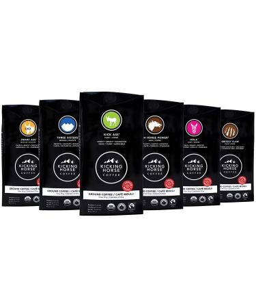 Kicking Horse Coffee Smart Ass - Medium Roast, Organic & Fairtrade, 10 oz Ground - Buy Online on GoSupps.com