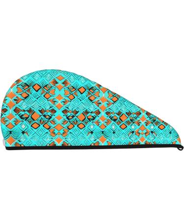 Buy Turquoise Wonders Coral Velvet Dry Hair Cap | Quick-Dry Hair Towel Wrap for Travel & Home - Ideal for Men & Women - Buy Online on GoSupps.com