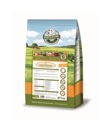 Bellfor Wiesen-Schmaus Cold-Pressed Dry Food for Dogs Grain-Free with Fresh Chicken 71% Rich in Omega-3 Vitamins and Prebiotics 10 kg