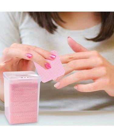 Lint Free Nail Wipes - 200pcs Non Woven Nail Polish Remover Pads Cosmetic Prep Squares | for Gel Removal Travel Acr Extension Care - Buy Online on GoSupps.com