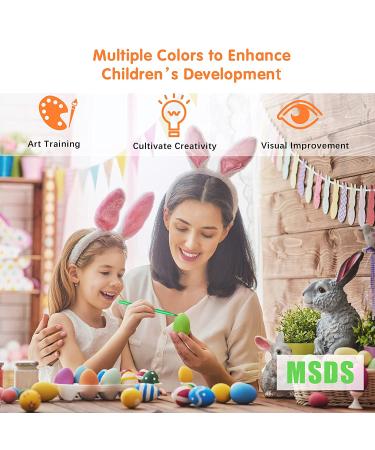 12Pcs Ultra Fine Tip Edible Markers for Cookie Decorating - Double Sided Food Grade Pens for Cakes, Easter Eggs, Macarons - 10 Colors - Buy Online on GoSupps.com