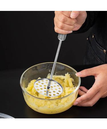 Hemoton Carrot Cookware 2pcs Potato Masher Stainless Steel with Fine Mesh Platter Fruit Cooking Tools for Bead Fruits Yams Baby Food (Silver) Garlic Smasher Press - Buy Online on GoSupps.com
