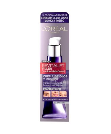 Buy L'Or al Paris Revilafit Filler Eye & Face Cream 30ml - Anti-Aging Hyaluronic Acid Deep Hydration Fragrance-Free Multi-Zone Efficacy | International Shipping - Buy Online on GoSupps.com