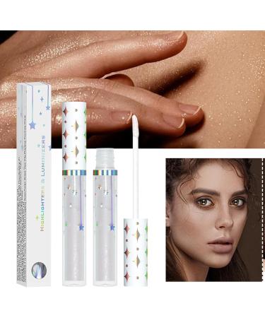 Liquid Highlighter Makeup Stick - Body Shimmer - Waterproof Glow Liquid Highlighter Long Lasting Highlighter Shimmer for Cheeks 03# 1 count (Pack of 1) - Buy Online on GoSupps.com