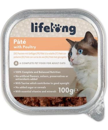Buy Amazon Lifelong Cat Food Pate with Poultry - 100g Pack of 16 | Premium International Shipping - Buy Online on GoSupps.com