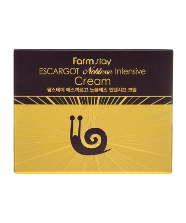 Farmstay Escargot Noblesse Intensive Cream - Anti-Aging Skin Cream with Snail Mucin - Fights Fine Lines and Wrinkles - Deeply Moisturizes - 1.69 oz - Buy Online on GoSupps.com