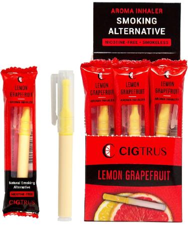 Citrus Oral Fixation Craving Relief Inhaler - Tobacco & Nicotine Free - Grapefruit Flavor - 20 Count - Buy Online on GoSupps.com