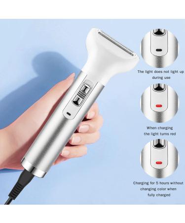 5-in-1 Lady Shaver Electric Razor for Women - Fresion Cordless Electric Face shavers Ladies Razors Eyebrow Trimmer Painless and Portable Bikini Trimmer Wet & Dry Hair Removal for Legs/Underarm - Buy Online on GoSupps.com