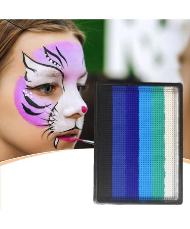  G n rique Face Paint Palette Face Paints Kit Watercolour Makeup with 6 Colours Lightweight 50 g for Carnival Wedding Halloween Christmas Concert Cosplay Festival Birthday Adults - Buy Online on GoSupps.com