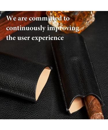 Cigar Boxs Humidors Genuine Leather Cigar Box Cigars Case Slim Curved Pressure-Proof Sealed Cigar Humidor - Buy Online on GoSupps.com