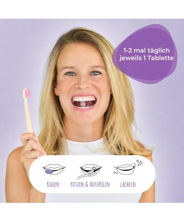 Green in Beauty Dental Care Tablets - Natural Tooth Whitening with Bio Aroniabean Powder - 60 Tablets for Smooth Shiny & White Teeth - Buy Online on GoSupps.com