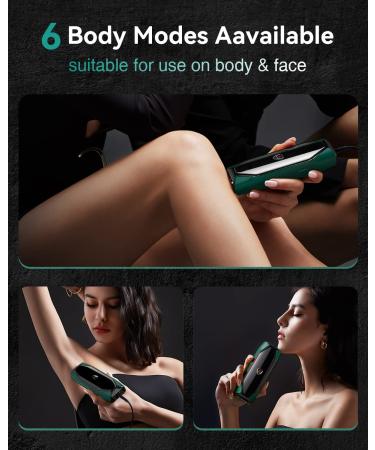 JOVS X IPL Hair Removal Device - Permanent 3-in-1 System with Cooling, Touch Screen, Unlimited Flashes - At-Home Painless Remover for Women and Men - Face, Leg, Arm, Armpit, Bikini Line - Emerald - Buy Online on GoSupps.com