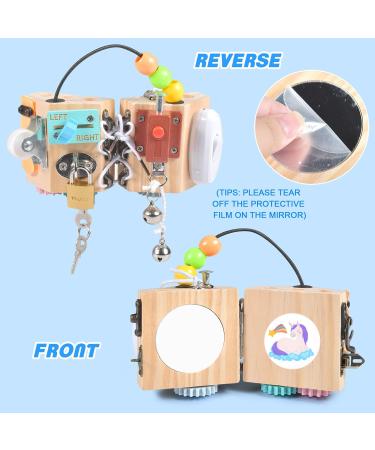Busy Board 15 in 1 for Toddlers | Montessori Activity Cube & Fidget Toys for 3+ Years | International Shipping - Buy Online on GoSupps.com
